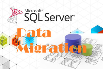 do sql data designing, import ,export data to sql server