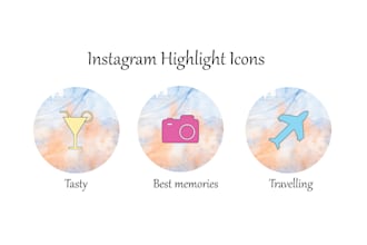 create instagram highlight icons