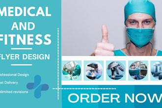 design a flyer for health and fitness