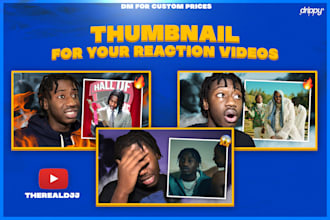 design eye catching reaction thumbnails