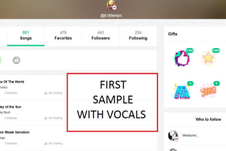 remove the vocals of a song and upload it to smule for you