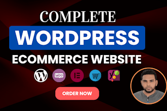 build a custom wordpress ecommerce website or webshop for you