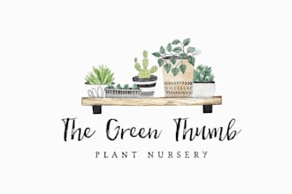 design planting gardening logo