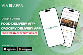 create food delivery app, grocery delivery app, restaurant app, delivery app