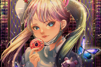 draw beautiful and amazing anime art