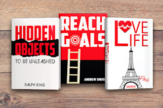 design professional book cover or ebook cover