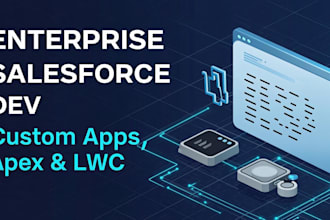 be your senior salesforce developer for custom apps and integrations