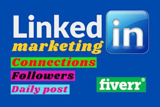 be linkedin marketing management manager for your page