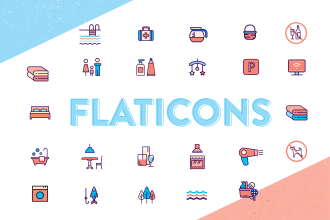 design a custom set of flat vector icons