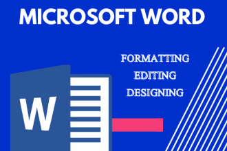 create, edit and format microsoft word document