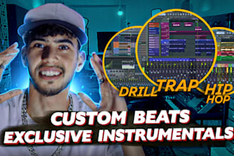make a custom trap, rap or hip hop beat in 12 hours or less
