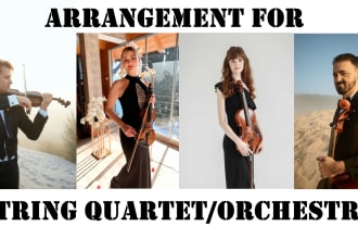 record a real string quartet or add virtual strings to your project