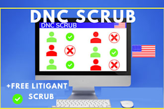 dnc scrub and litigant scrub