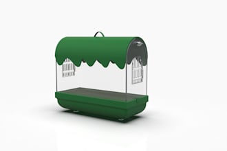 design a 3d mockup