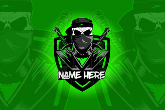 design amazing mascot logo for gaming, twitch, esports, sports within 24hours