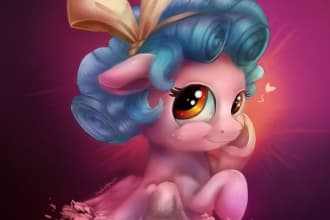 draw digital mlp art
