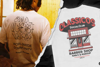 create a tshirt design in modern streetwear style