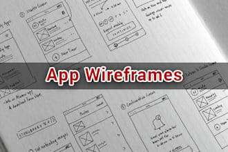 create app flow and wireframes