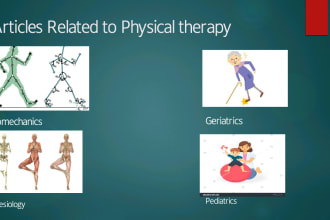 write articles and content related to physical therapy