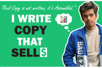write SEO optimized sales or website copy to sell high