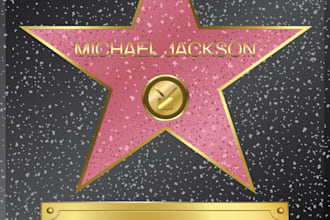 make your own custom hollywood star walk of fame