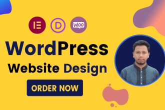 design, redesign, clone and revamp wordpress website with elementor pro