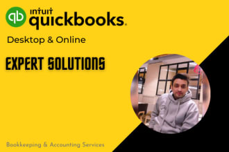 set up your accounts and do bookkeeping using quickbooks online