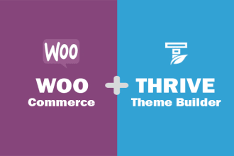 create woocommerce website with thrive theme builder
