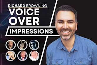 record your character or celebrity impression