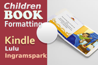 format and layout design your children book for publishing