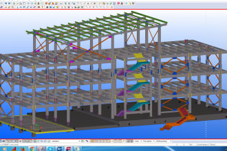 do steel detailing with tekla structure expert level