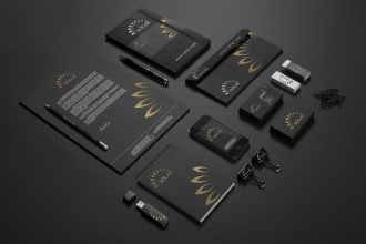 design logo, business card, and stationery items for your brand