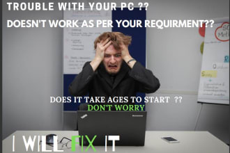 repair, fix your windows PC, computer, laptop remotely
