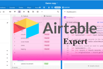 build optimized airtable bases and automate with block,zapier