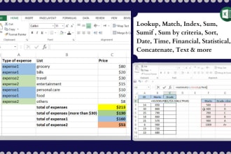 automate excel spreadsheets using formula