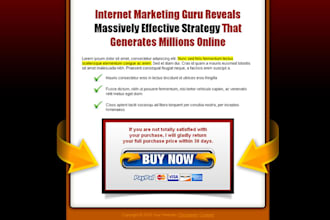 write a sales pages for you