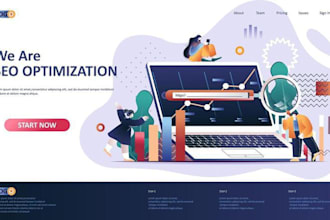 create an SEO marketing agency website