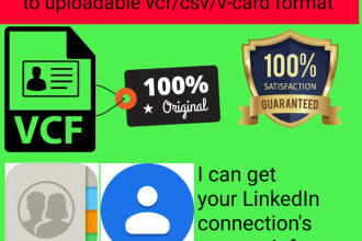 convert contacts list to vcard or vcf or csv files