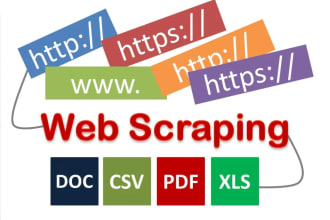 web scape or mine data from any website using python in 24 hours