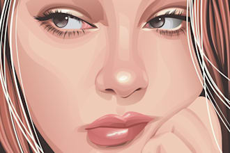 create a stunningly beautiful digital illustration for you