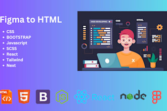 convert figma design to HTML CSS booster