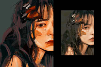 paint a digital portrait of you