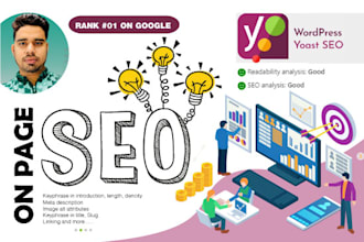 complete onpage SEO and technical optimization of wordpress website