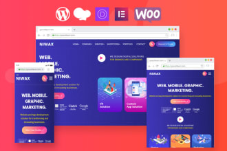 design, redesign, update or customize your wordpress website