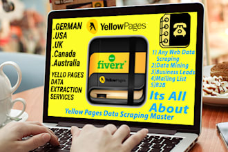 do yellow pages scraping for business leads and email lists