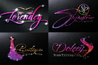 do modern eyelash, jewelry, salon, and boutique logo design