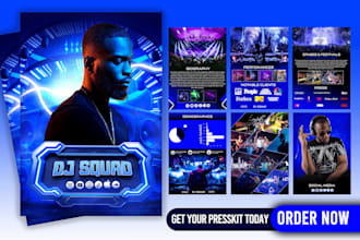 design epk, media kit, press kit, speaker kit, one sheet