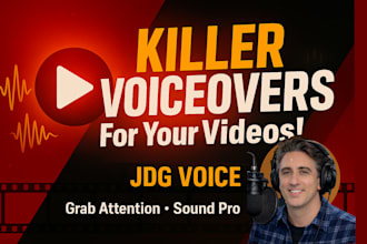narrate your professional explainer video or youtube video