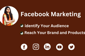 do facebook marketing and promotion for your business in usa, uk, canada