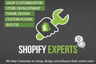 fix any shopify stores bug issue or do theme customisations